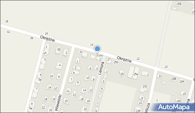 Lesznowola, Okrężna, 29, mapa Lesznowola