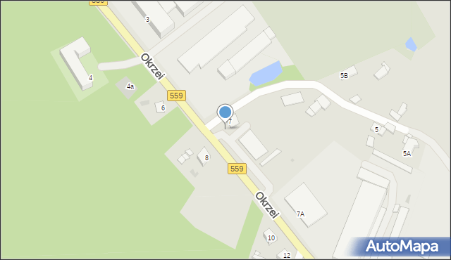 Lipno, Okrzei Stefana, 7f, mapa Lipno