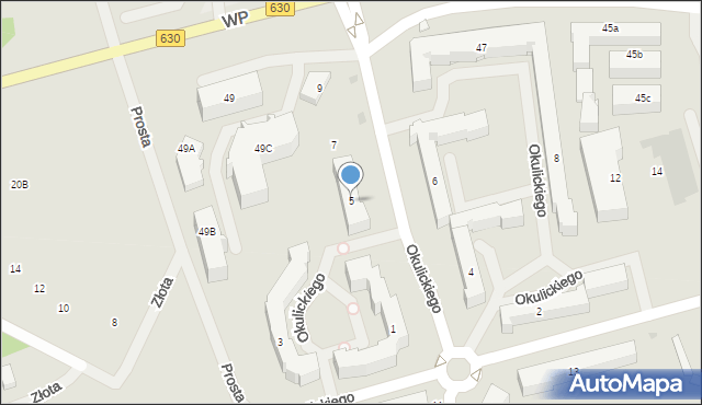 Nowy Dwór Mazowiecki, Okulickiego Leopolda, gen., 5, mapa Nowy Dwór Mazowiecki