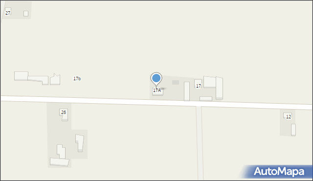 Okalew, Okalew, 17A, mapa Okalew