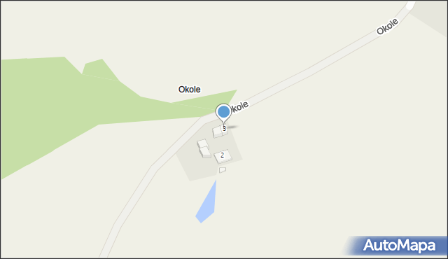 Okole, Okole, 3, mapa Okole