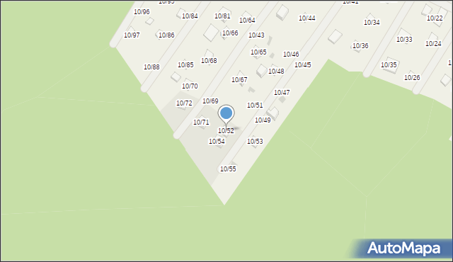 Okołowice, Okołowice, 10/52, mapa Okołowice