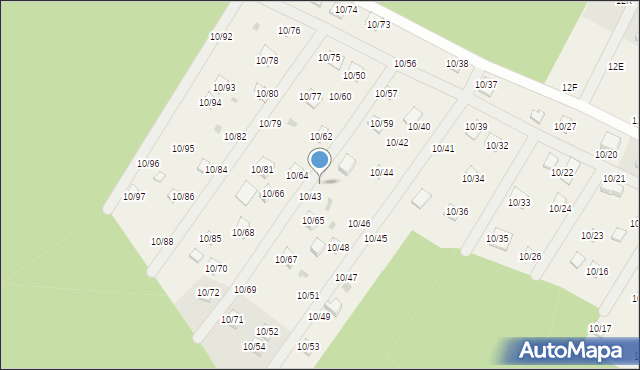 Okołowice, Okołowice, 10/63, mapa Okołowice