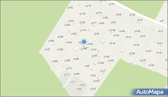 Okołowice, Okołowice, 10/66, mapa Okołowice