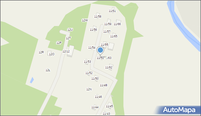 Okołowice, Okołowice, 11/51, mapa Okołowice