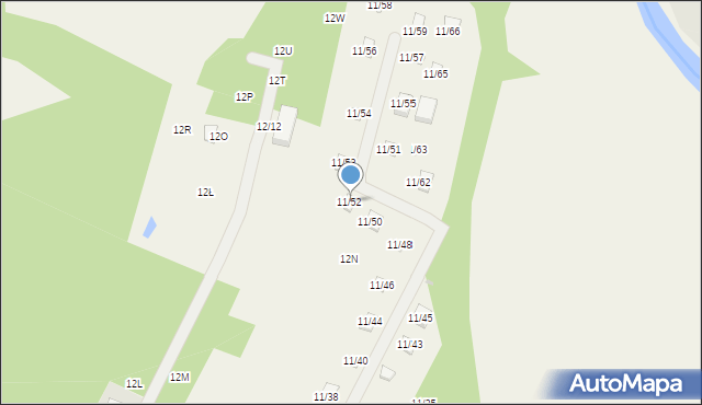 Okołowice, Okołowice, 11/52, mapa Okołowice