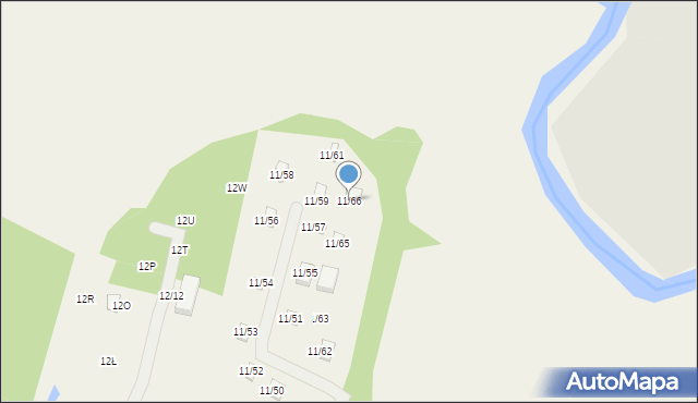 Okołowice, Okołowice, 11/66, mapa Okołowice