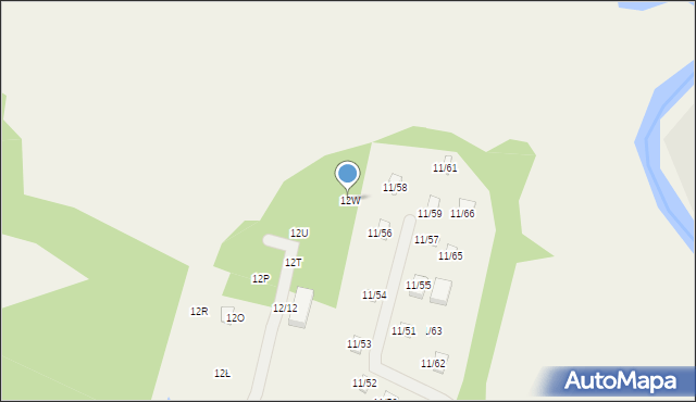 Okołowice, Okołowice, 12W, mapa Okołowice