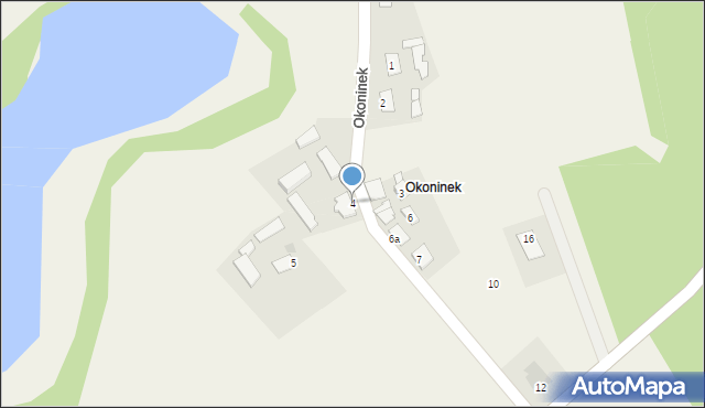 Okoninek, Okoninek, 4, mapa Okoninek