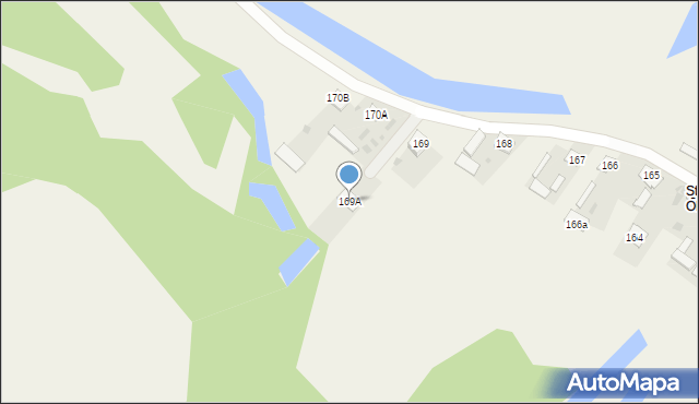 Okopy, Okopy, 169A, mapa Okopy