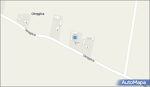 Okręglica, Okręglica, 5, mapa Okręglica