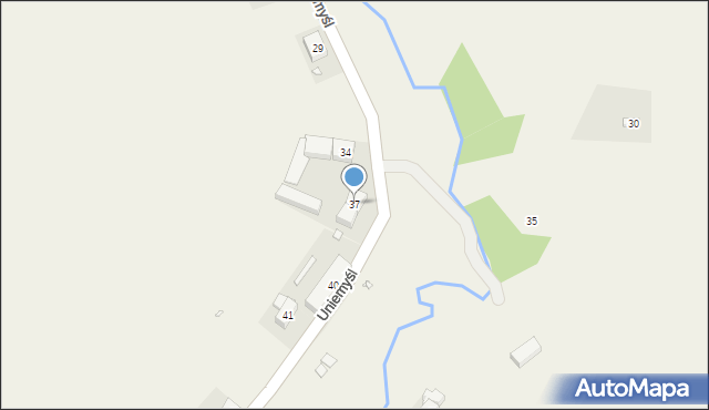 Okrzeszyn, Okrzeszyn, 37, mapa Okrzeszyn