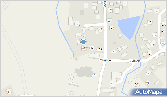 Okulice, Okulice, 46, mapa Okulice