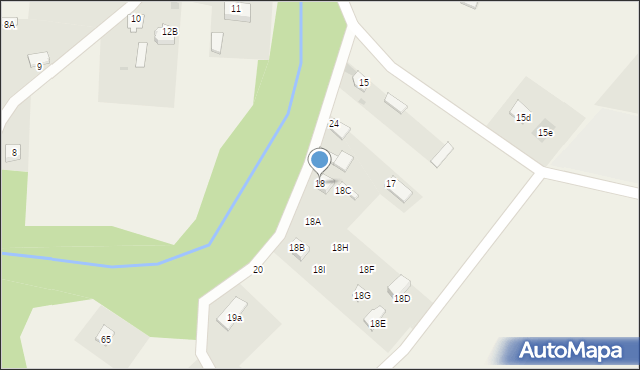 Okuniowiec, Okuniowiec, 18, mapa Okuniowiec