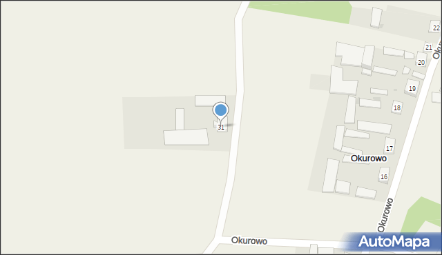 Okurowo, Okurowo, 31, mapa Okurowo