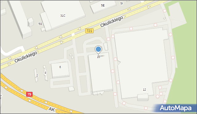 Piaseczno, Okulickiego Leopolda, gen., 10, mapa Piaseczno