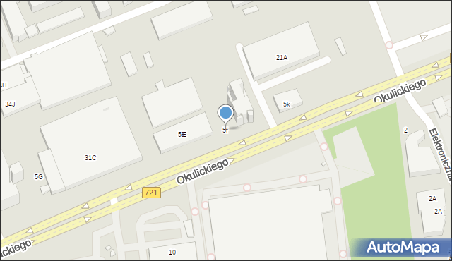 Piaseczno, Okulickiego Leopolda, gen., 5f, mapa Piaseczno