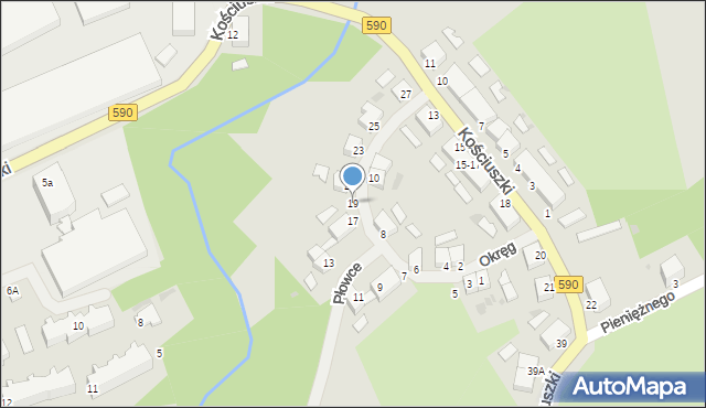 Reszel, Okręg, 19, mapa Reszel