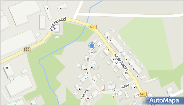 Reszel, Okręg, 25, mapa Reszel