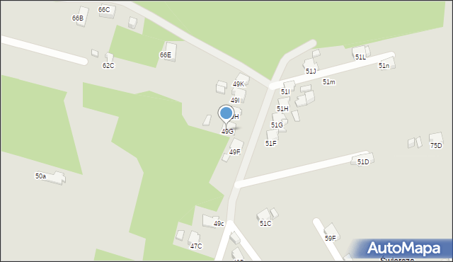 Rybnik, Okulickiego Leopolda, gen., 49G, mapa Rybnika