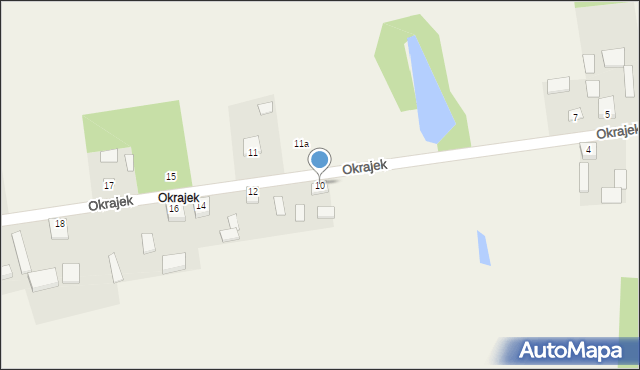 Snochowice, Okrajek, 10, mapa Snochowice
