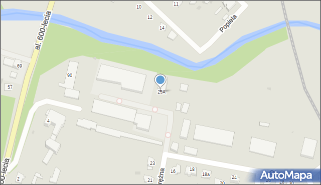 Sochaczew, Okrężna, 25A, mapa Sochaczew