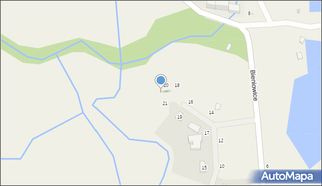 Spalona, Okrężna, 23, mapa Spalona