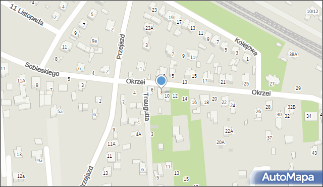 Sulejówek, Okrzei Stefana, 8, mapa Sulejówek