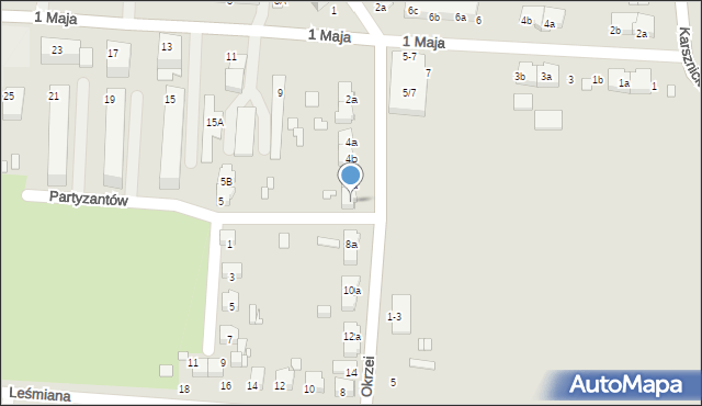 Zduńska Wola, Okrzei Stefana, 6b, mapa Zduńska Wola