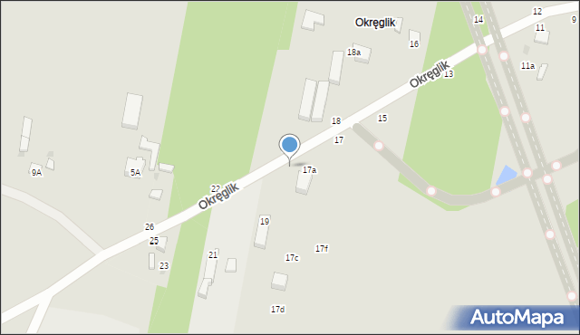 Zgierz, Okręglik, 19, mapa Zgierz