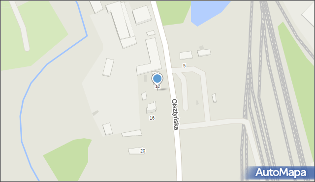 Braniewo, Olsztyńska, 14, mapa Braniewo