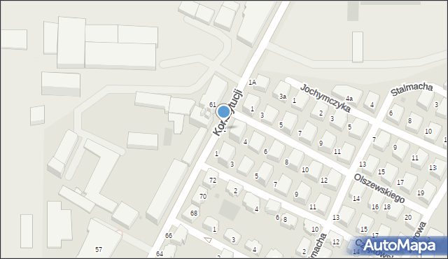 Bytom, Olszewskiego Karola, 2, mapa Bytomia