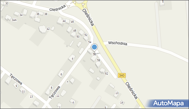 Dobroszyce, Oleśnicka, 56, mapa Dobroszyce