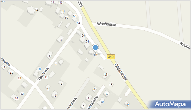 Dobroszyce, Oleśnicka, 62, mapa Dobroszyce