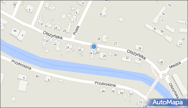 Gdańsk, Olszyńska, 26, mapa Gdańska