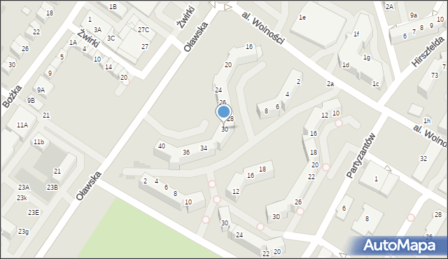 Jelcz-Laskowice, Oławska, 30, mapa Jelcz-Laskowice