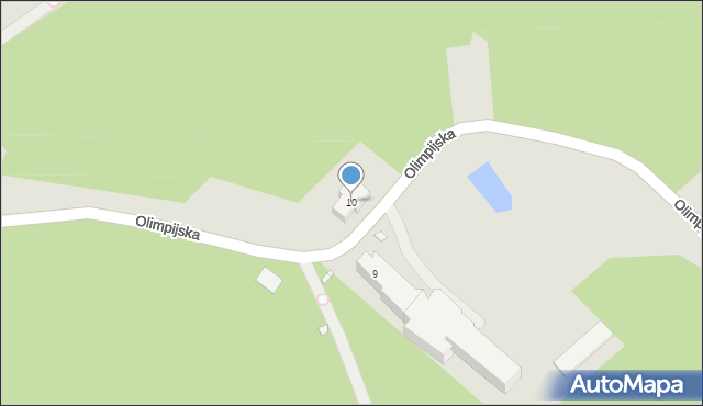 Karpacz, Olimpijska, 10, mapa Karpacz