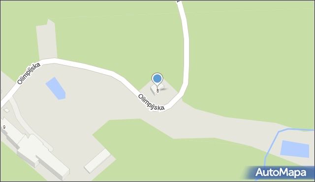 Karpacz, Olimpijska, 8, mapa Karpacz