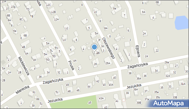 Kobyłka, Olszewskiego Karola, 3B, mapa Kobyłka