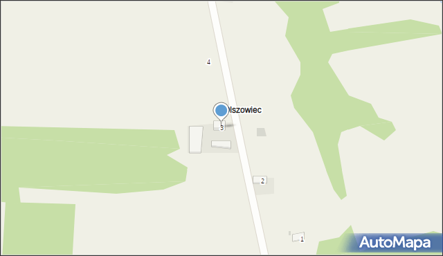 Kodrąb, Olszowiec, 3, mapa Kodrąb