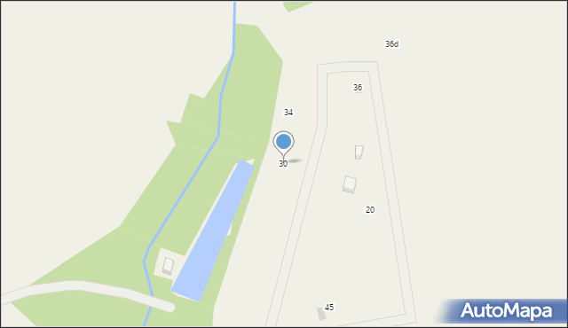 Kosewo, Olszowa, 30, mapa Kosewo