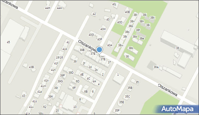 Legionowo, Olszankowa, 37C, mapa Legionowo