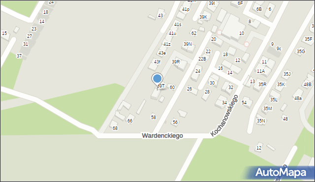 Legionowo, Olszankowa, 39U, mapa Legionowo