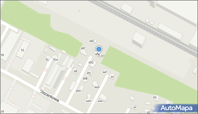 Legionowo, Olszankowa, 46F, mapa Legionowo