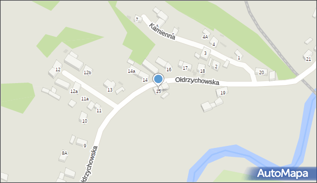 Nowogrodziec, Ołdrzychowska, 15, mapa Nowogrodziec