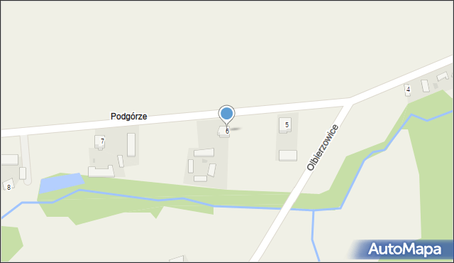 Olbierzowice, Olbierzowice, 6, mapa Olbierzowice