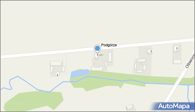 Olbierzowice, Olbierzowice, 7, mapa Olbierzowice