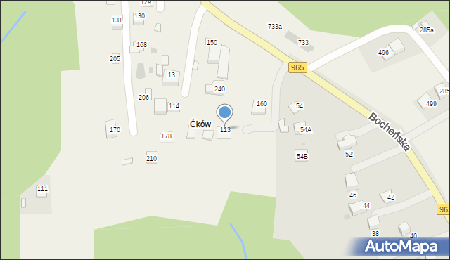 Olchawa, Olchawa, 113, mapa Olchawa