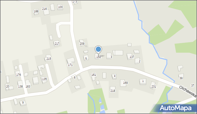 Olchawa, Olchawa, 132, mapa Olchawa