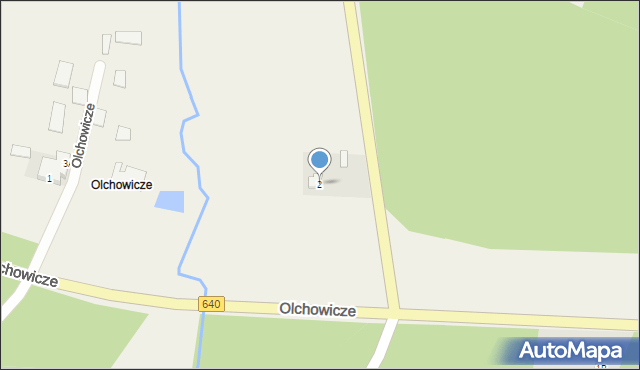 Olchowicze, Olchowicze, 2, mapa Olchowicze